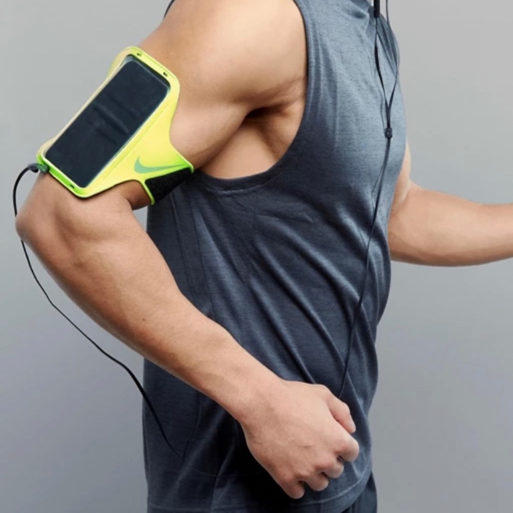 Yellow Nike Running Arm Band
